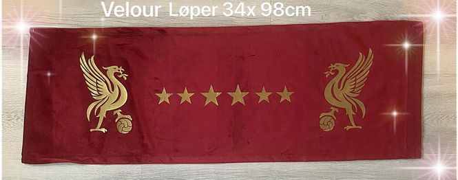 Hovedbilde Velour løper m/bird og stjerner