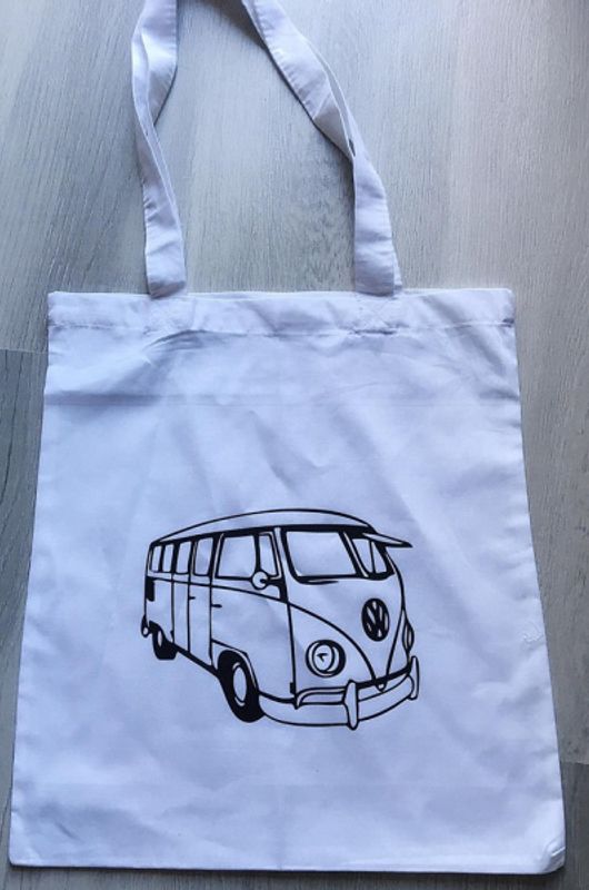 TøyBag m/skrift og motiv