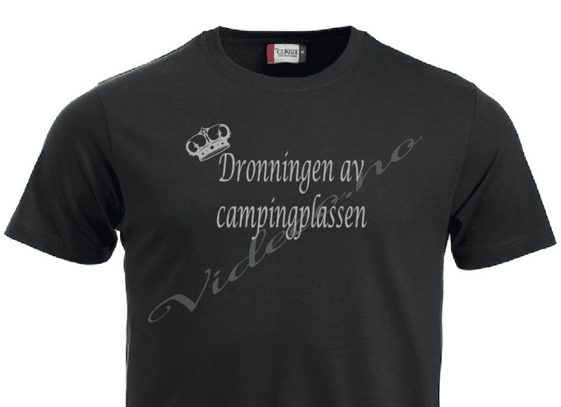 T-shirt, Dronningen av campingplassen
