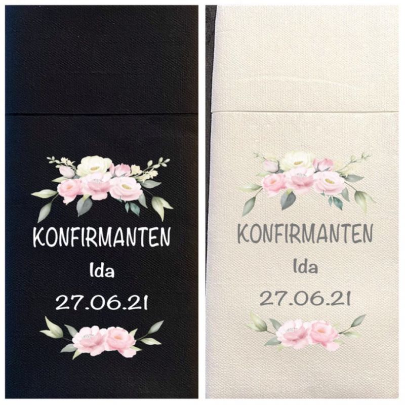 Serviett m/trykk- Konfirmasjon/bunad