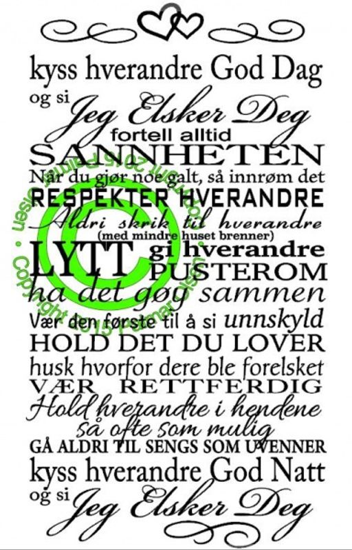Kyss hverandre god dag