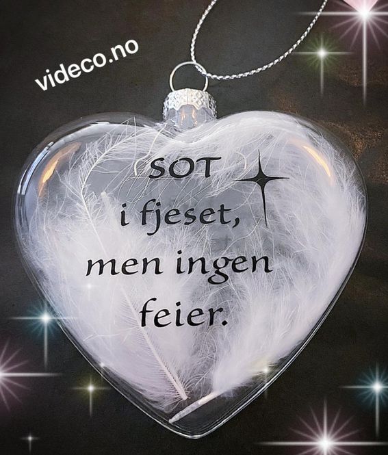 Hovedbilde Julehjerter i sett av 3 stk med tekst