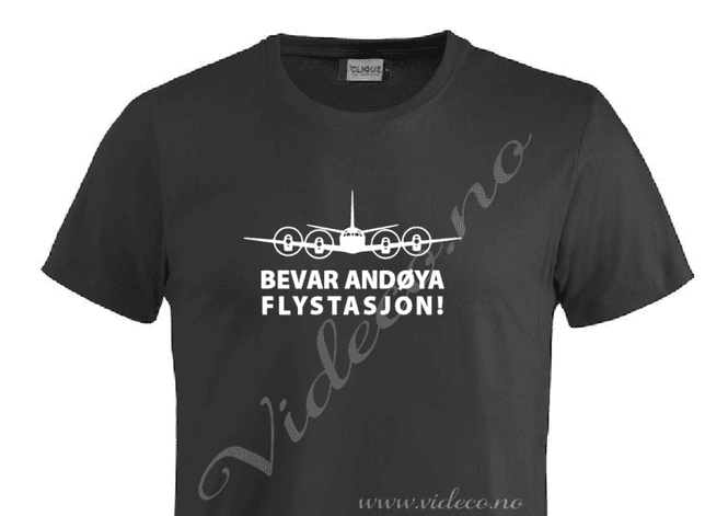 Hovedbilde t-shirt - Bevar Andøya 