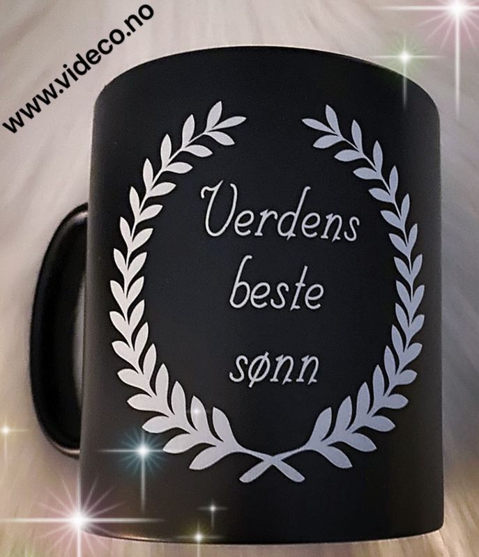 Kopp- Verdens beste ... (sort)