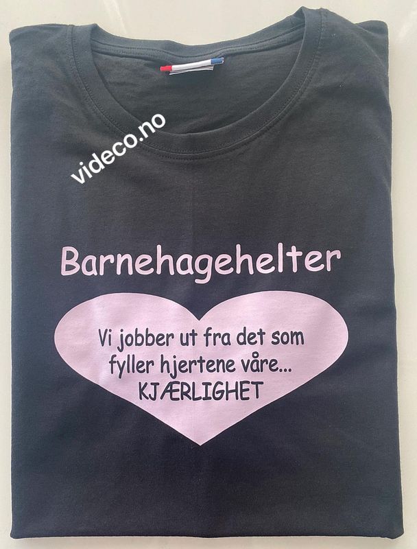 T-shirt- Barnehagehelter