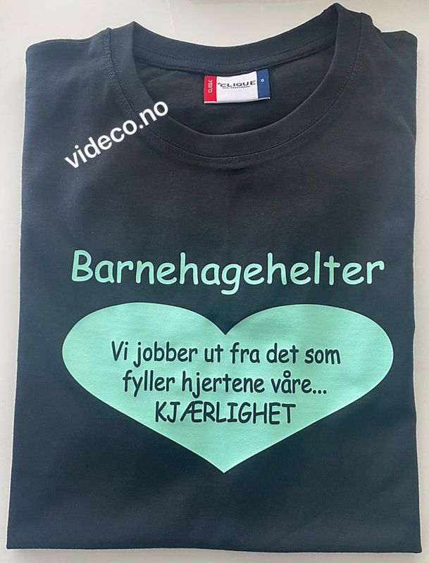 T-shirt- Barnehagehelter