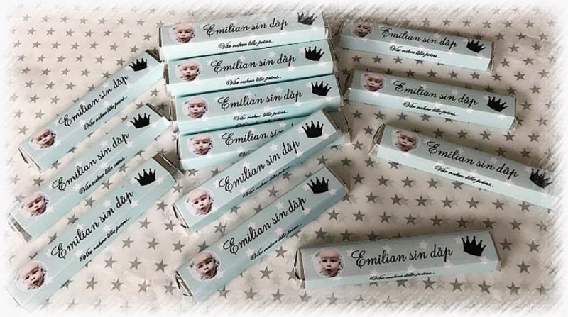 Kinder maxi Etiketter