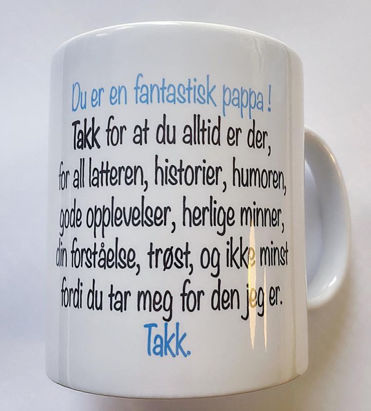 Kopp- Verdens beste Pappa / Mamma