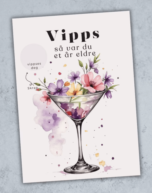 Hovedbilde Vipps bursdagskort - Coctail