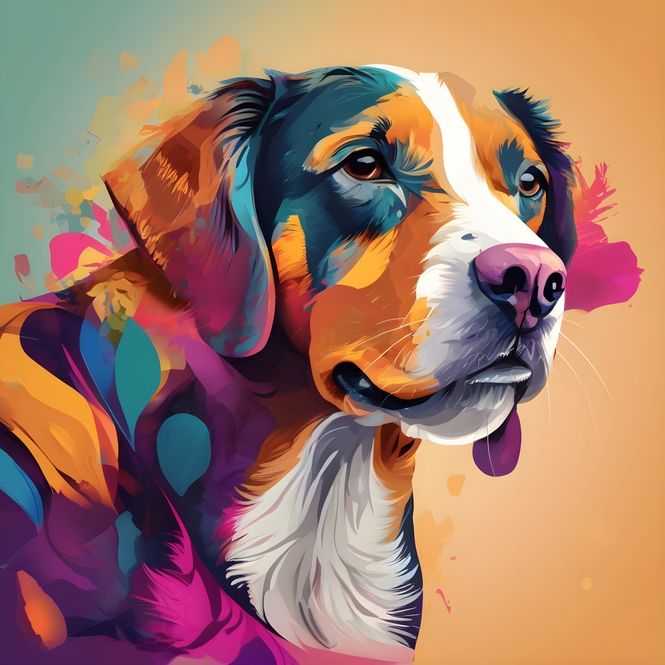 Hovedbilde Plakat - hund