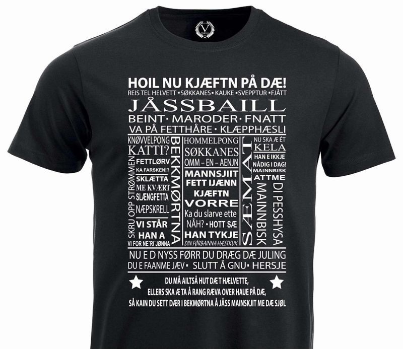 T-shirt - nordnorske uttrykk 