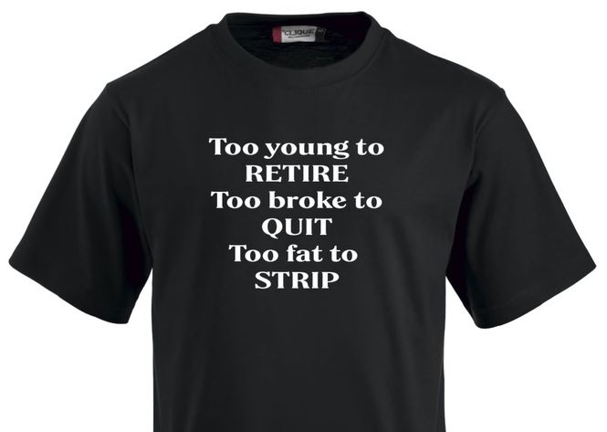 Hovedbilde T- shirt  -  To young to retire