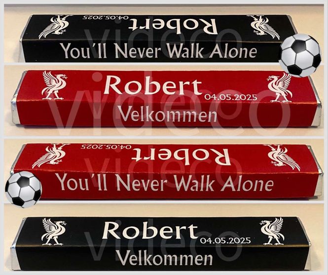 Hovedbilde Kinder maxi etikett - You´ll never walk alone