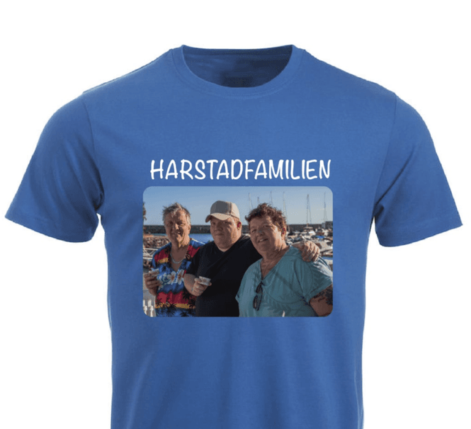 Hovedbilde T--shirt , Harstadfamilien 