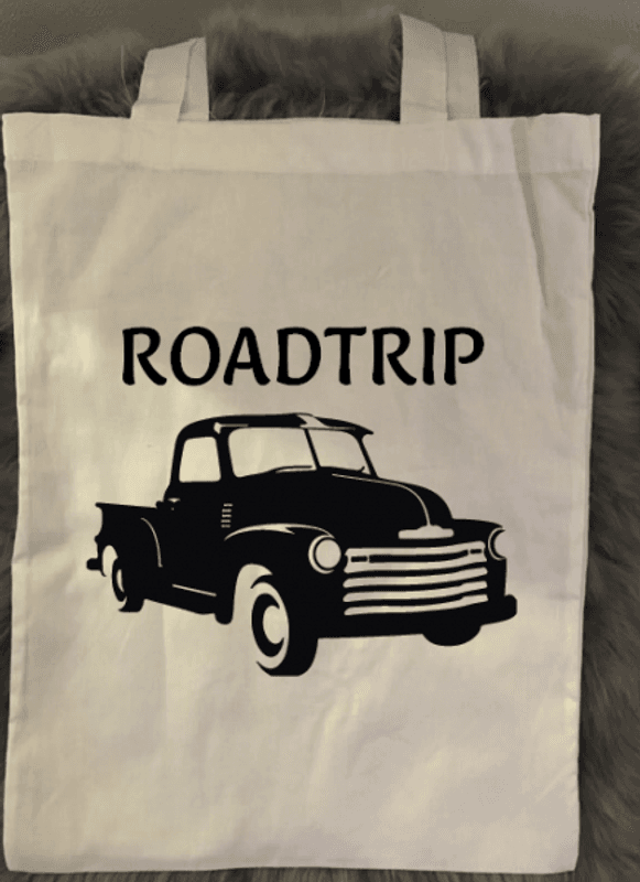 TøyBag m/skrift og motiv