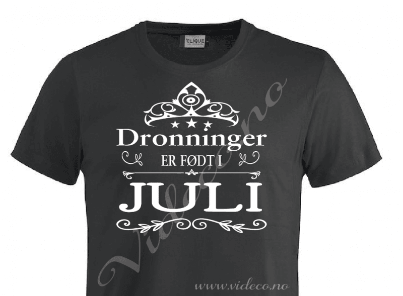 T-shirt - Dronning