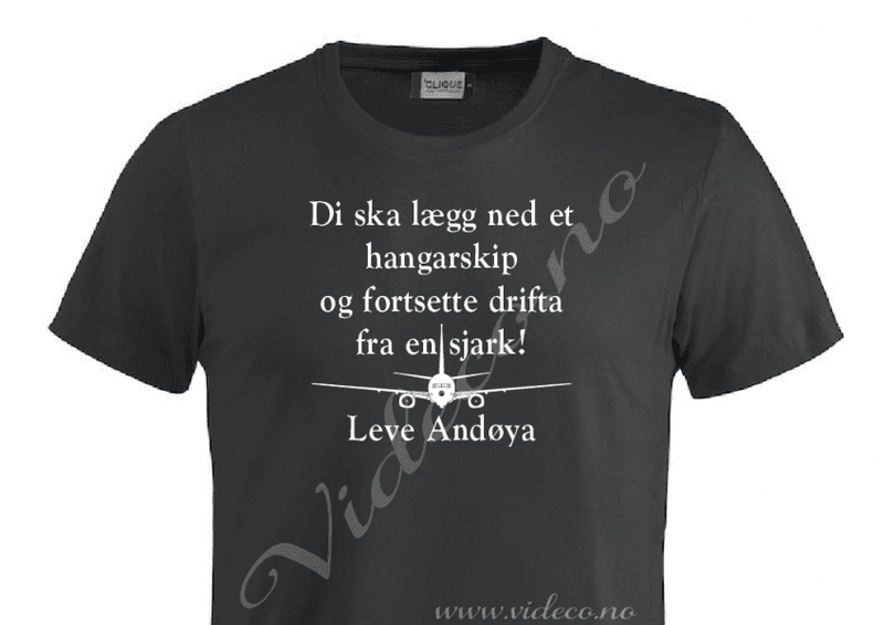 t-shirt - Legg ned drifta